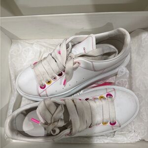Alexander McQueen authentic White Sneakers